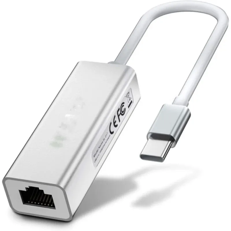 USB C to RJ45 Ethernet LAN Port 3.0 10/100/1000Mps Converter / Adapter | CV-0006