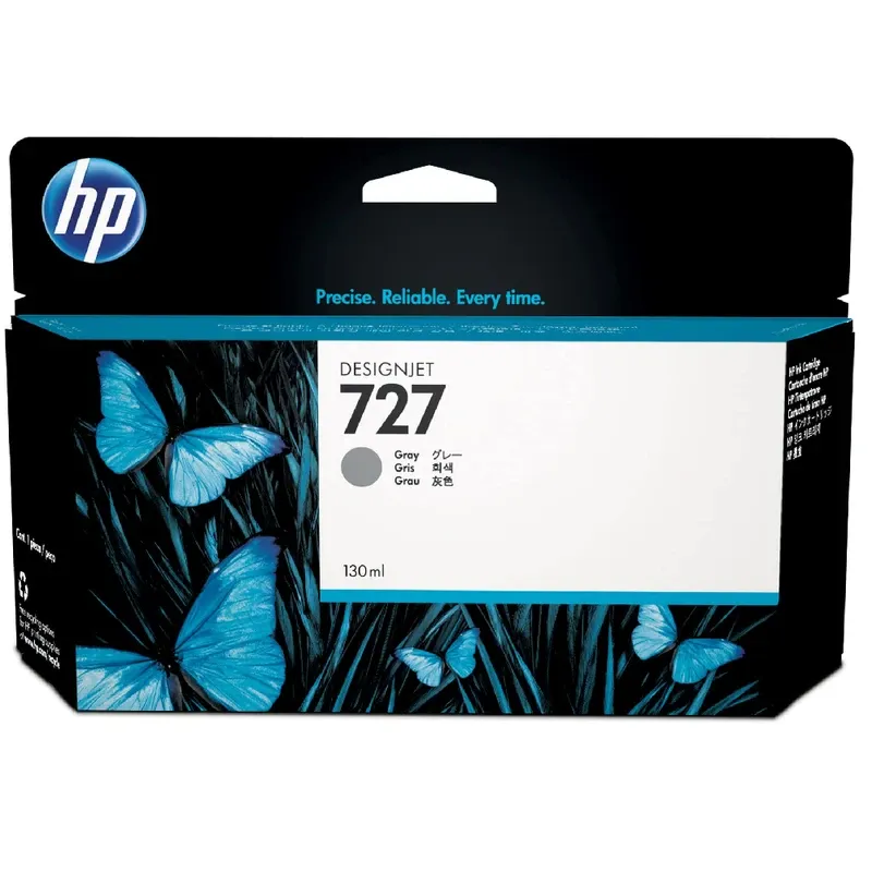 HP 727 130-ml Original DesignJet Ink Cartridge - Gray | B3P24A