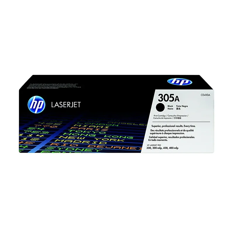HP 305A Original LaserJet Toner Cartridge - Black | CE410A