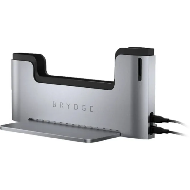 Brydge Space-Saving Laptop Stand - Vertical Docking Station Compatible with 2016 & 2019 15-inch MacBook Pro