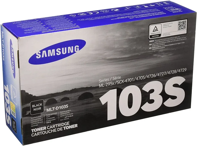 Toner Samsung MLT-D103S Original Printer Cartridge - Black for ML-2955ND, ML-2955DW, SCX-4729FD/SCX-4729FW