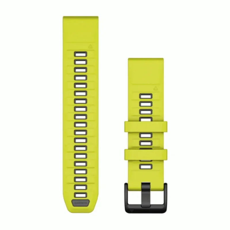 Garmin QuickFit 26 Watch Bands Amp Yellow/Graphite Silicone | 010-13393-08