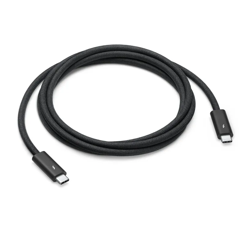 Apple Thunderbolt 4 Pro Cable MN713 — 1.8M Black Braided USB-C Cable
