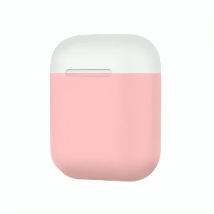 Promate Dual-Toned Multi-Design Protective Case for Airpods - Pink | SiliCase