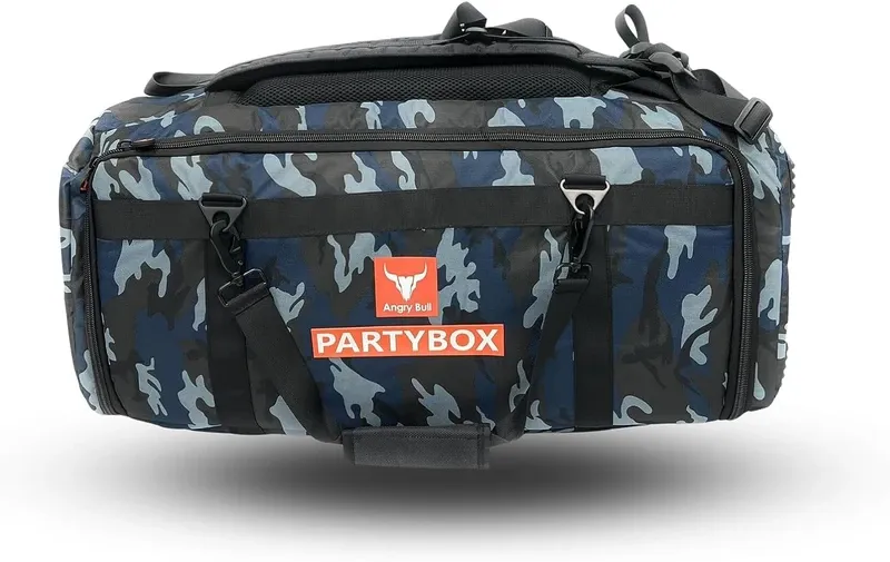 Angry Bull Carry Case For JBL Partybox 310 Bag - Camo Blue