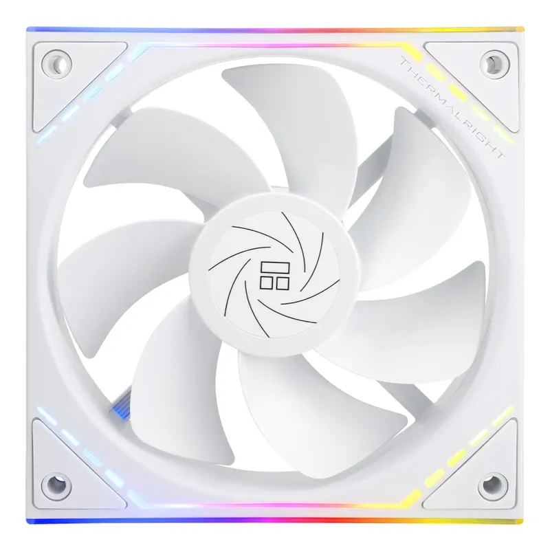 Thermalright 120mm Reverse ARGB Case Fan Infinity Mirror Design - White | TL-M12RW