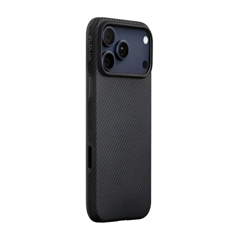 Pitaka iPhone 17 Pro Summa Case 600D Twill - Black/Grey | KI1701PB