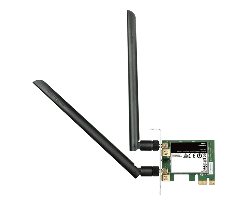D-Link Wireless AC1200 Dual Band PCI Express Adapter |DWA-582/DSNA