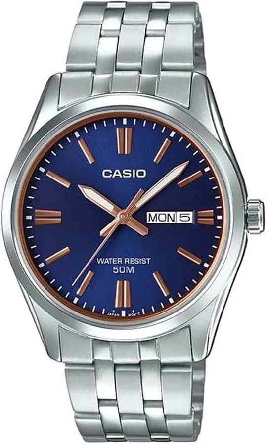 Casio Analog Watch Blue Dial Stainless Steel Bracelet | MTP-1335D-2A2VDF | 1333