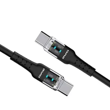 AWEI Smart Fast Charging Cable For Type-C 100CM Black | CL-138T-BLACK