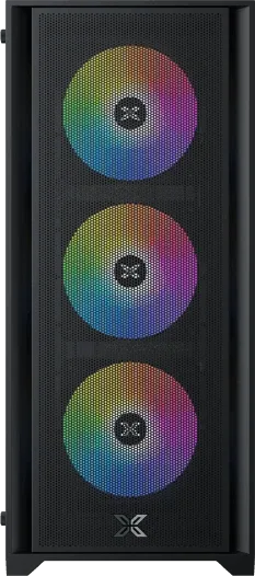 Xigmatek Gaming X II RGB Mid-Tower Gaming Case – ATX/E-ATX Support - 4 Pre-Installed ARGB Fans | GamingXII