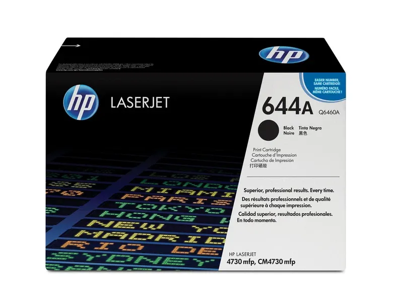 HP 644A Black Original LaserJet Toner Cartridge | Q6460A
