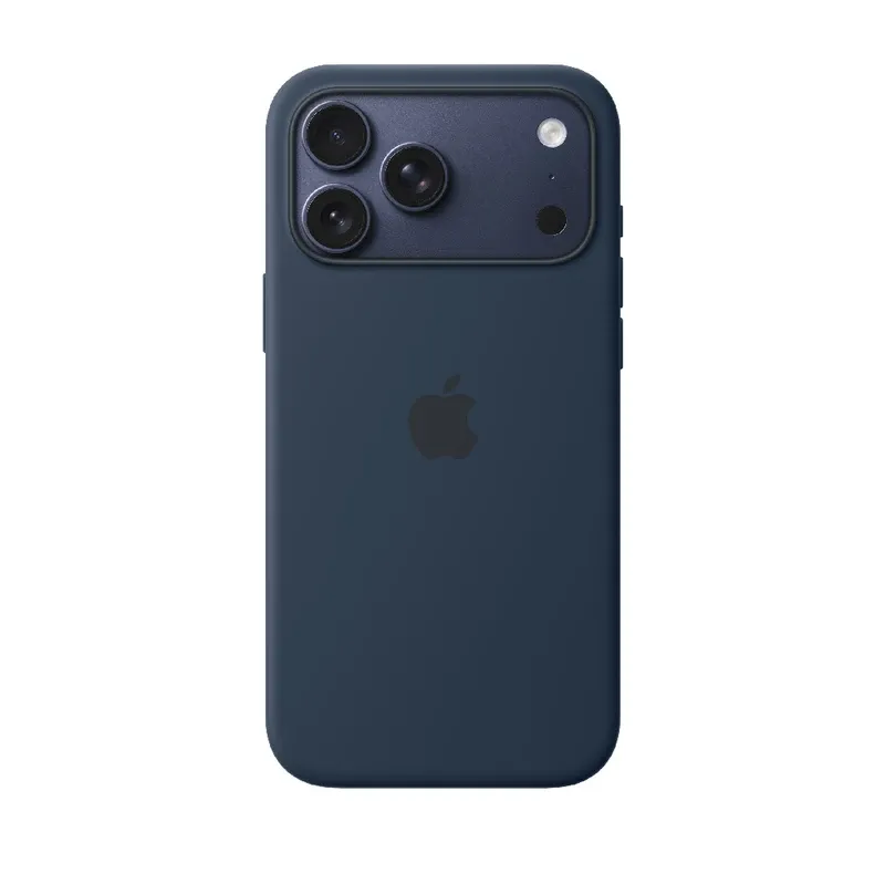 Apple iPhone 17 Pro Silicone Case with MagSafe – Midnight