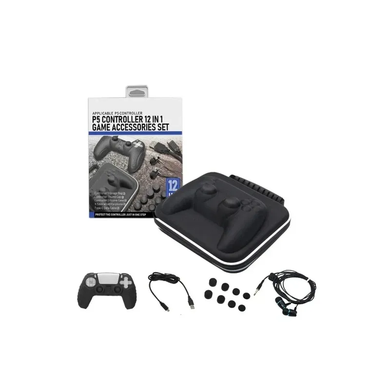 Ps5 Controller 12 in 1 Game Accessories Set