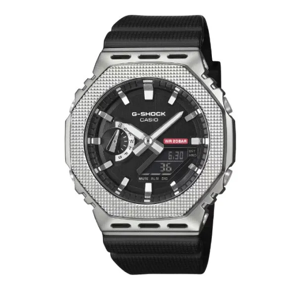 Casio G-SHOCK Men Watch - Black / Silver | GM-2100M-1ADR