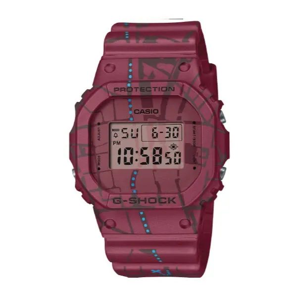 Casio G-SHOCK Treasure Hunt Shibuya Casual Digital Men Watch - Red | DW-5600SBY-4DR