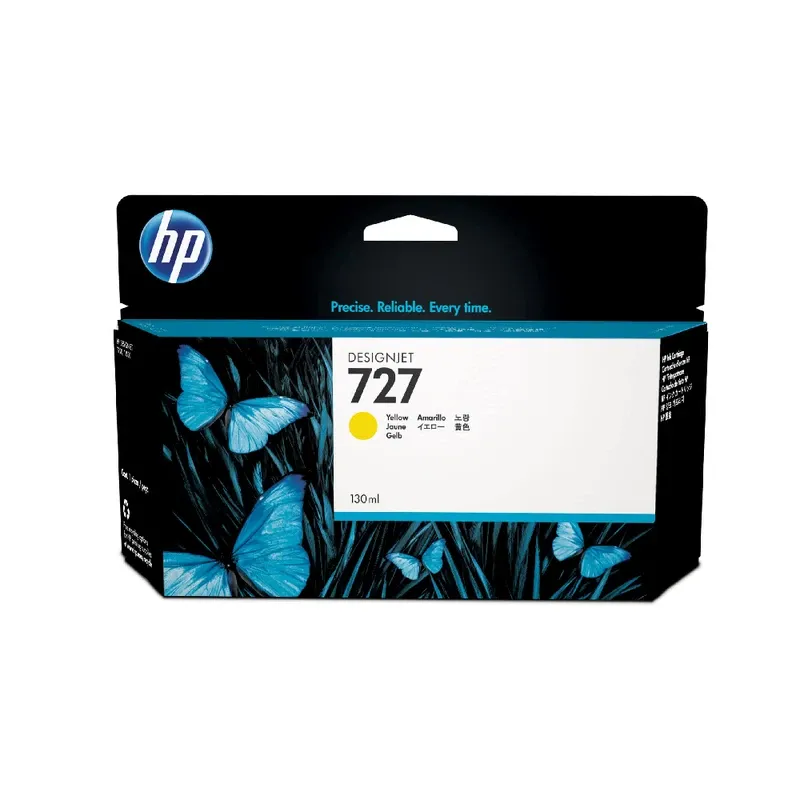 HP 727 130-ml Original DesignJet Ink Cartridge - Yellow | B3P21A