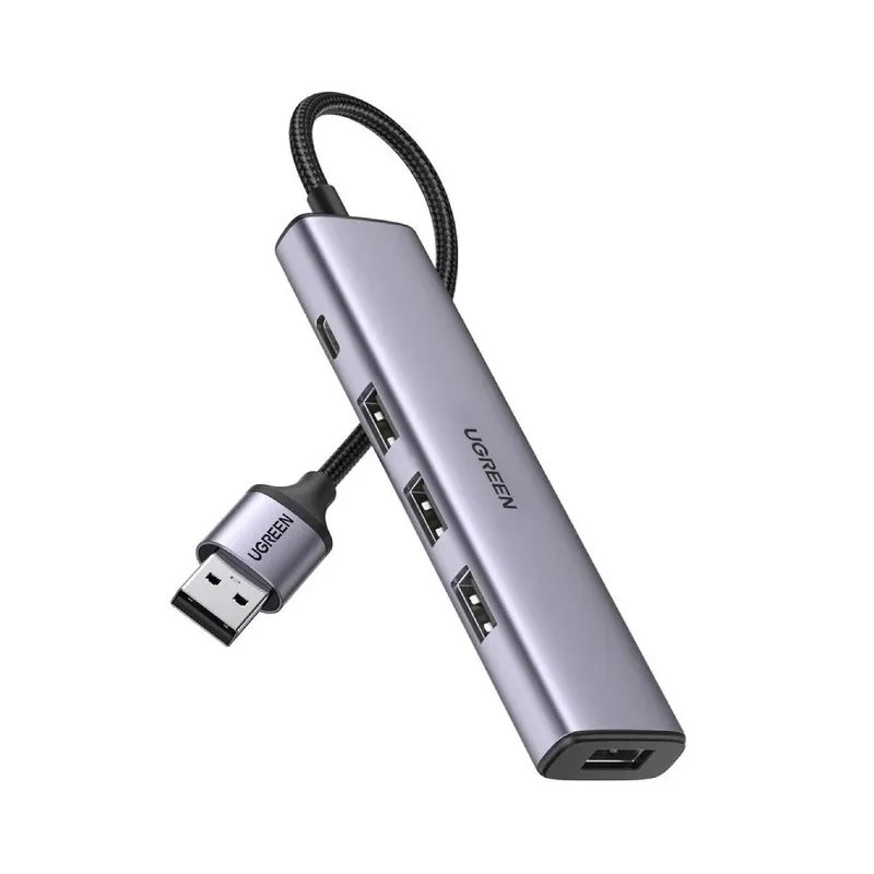 UGREEN USB 3.0 4-Port Hub with USB-C PD Port | 20805