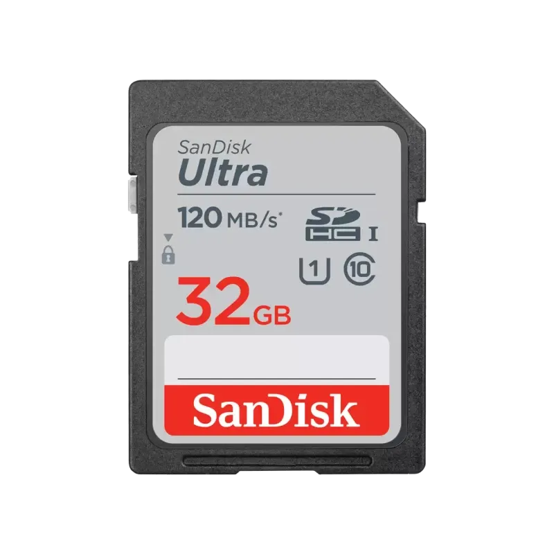 Sandisk Ultra 32GB SDHC U1 Class 10 120MB/s SD Card | SDSDUN4-32G-GN6IN