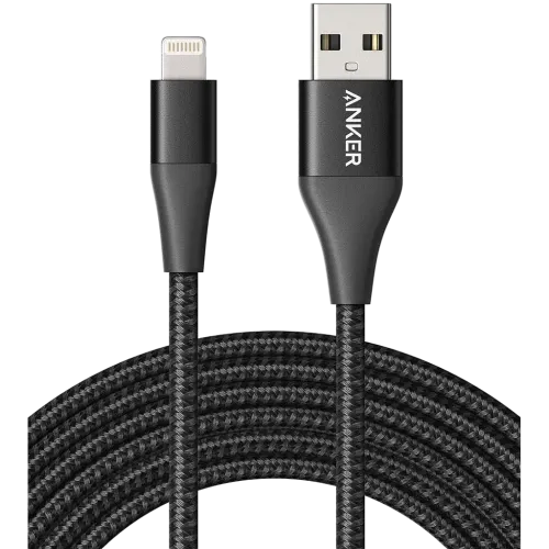 Anker Powerline+ II With Lightning Connector 10Ft Black | A8454H12-BK