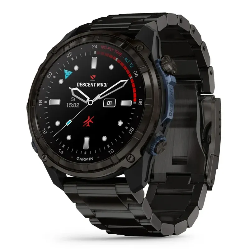 Garmin Descent Mk3i 51mm - Carbon Grey DLC Titanium With DLC Titanium Band | 010-02752-14