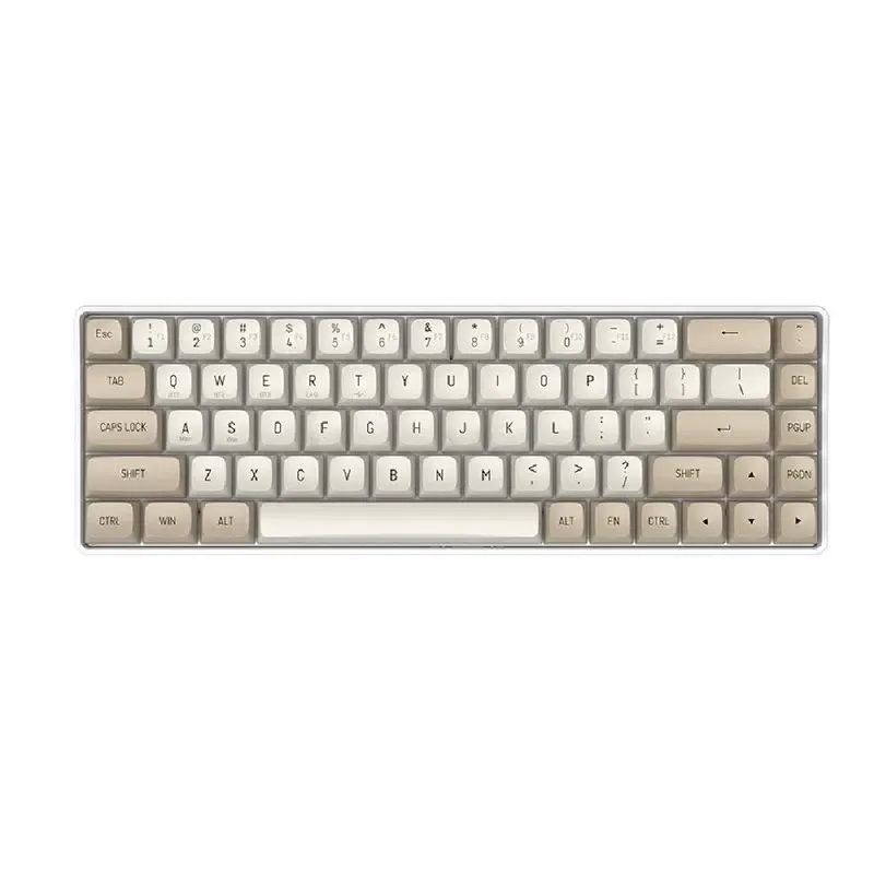 DarkFlash GD68 Mechanical keyboard - Milky & Brown | GD68