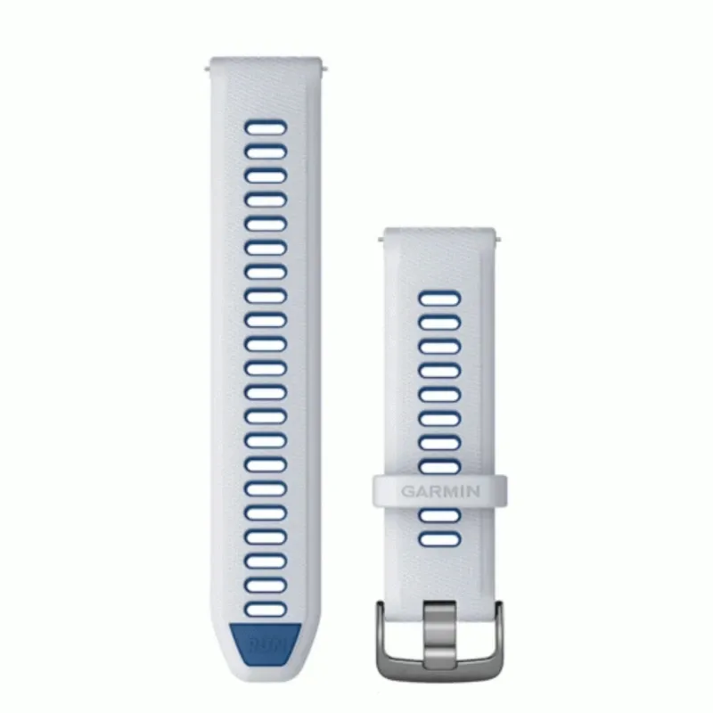 Garmin Quick Release Bands (22 mm) Whitestone/Tidal Blue, Slate Hardware | 010-11251-A1