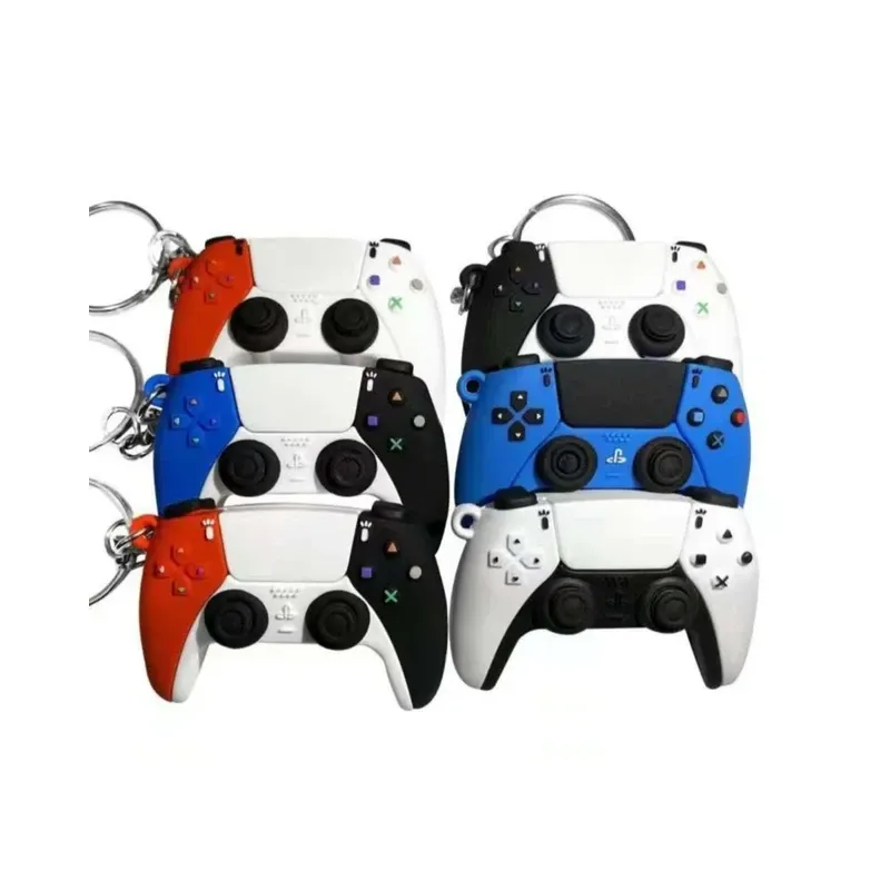 PS5 Controller Keychain - blue/red