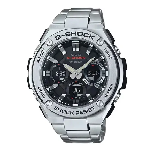 Casio G-SHOCK G-STEEL Solar Men Watch - Silver | GST-S110D-1ADR
