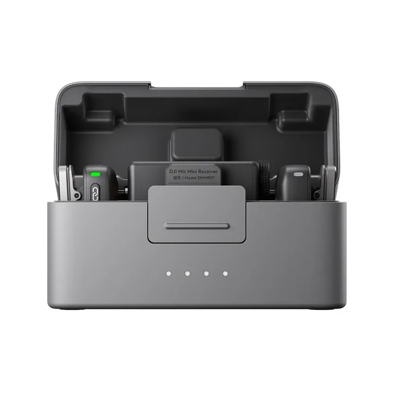 DJI Mic Mini 2S Wireless Microphone Kit 2TX + 1RX + Charging Case - Black