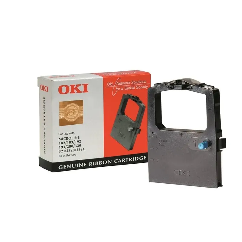 OKI Original Ribbon For Microline 182 - Black | OML182