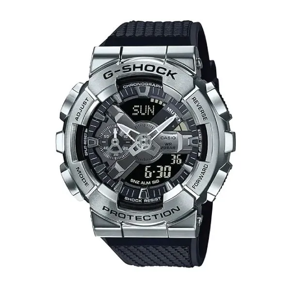 Casio G-SHOCK Metal Men Watch - Black / Silver | GM-110-1ADR