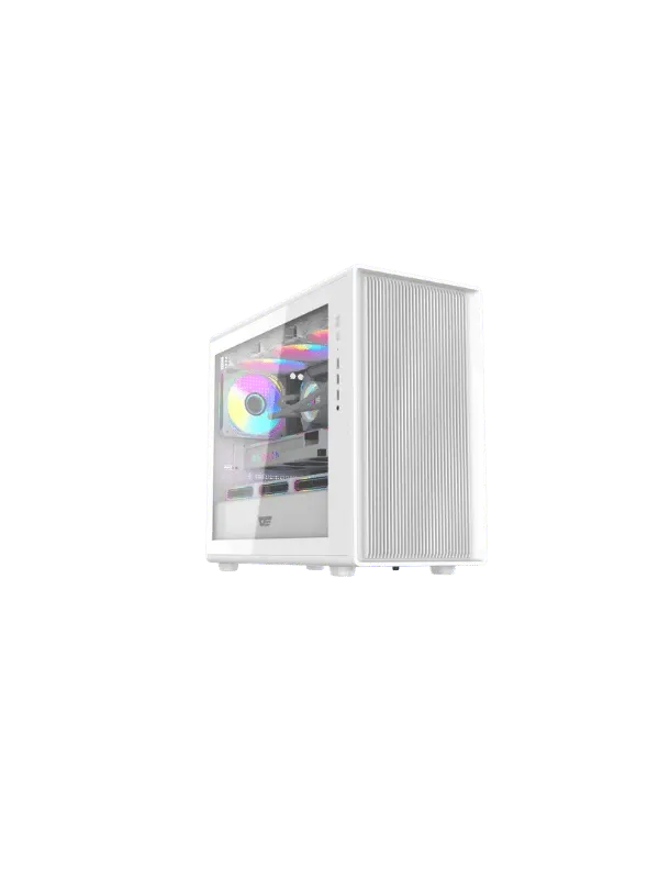 DarkFlash DB460M M-ATX PC Case White | DB460M White