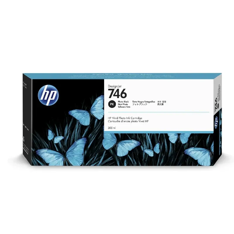 HP 746 300-ml Original DesignJet Ink Cartridge - Photo Black | P2V82A