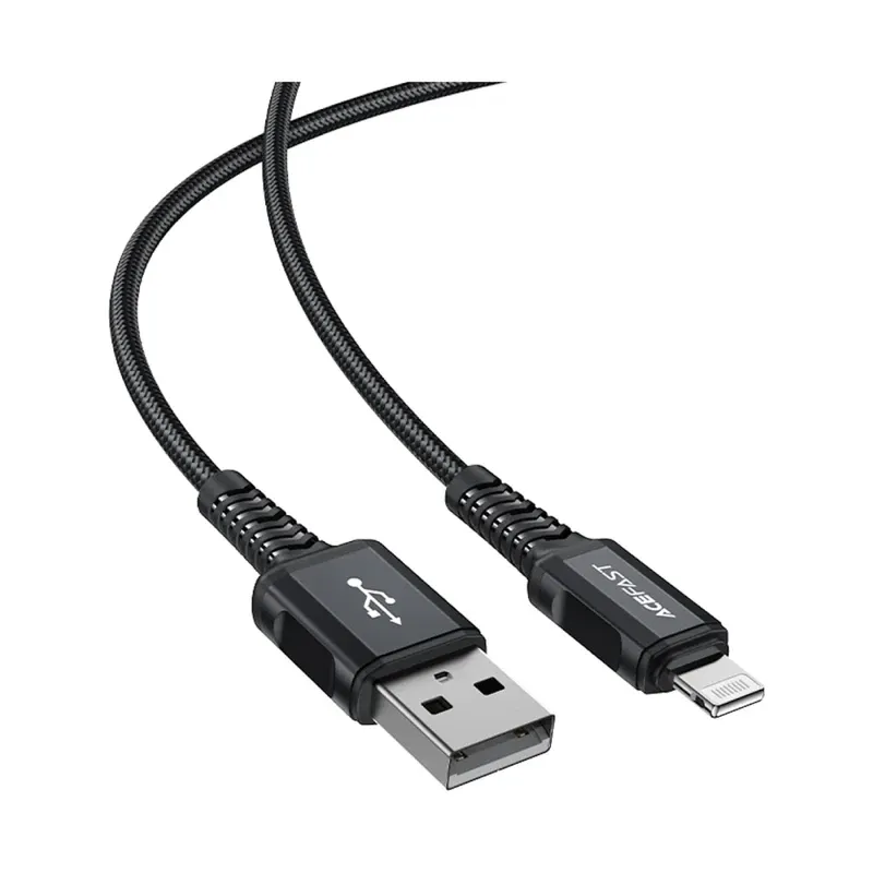 ACEFAST C4-02 USB-A to Lightning Fast Charging Cable - 1.8m Length - Durable Braided Design - High-Speed Data Transfer | ACEF-C4-02