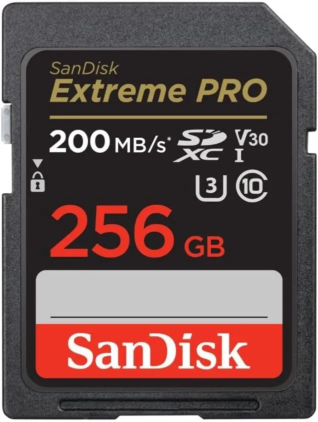 SanDisk 256GB Extreme Pro SDXC UHS-I 200MB/S | SDSDXXD-256G-GN4IN