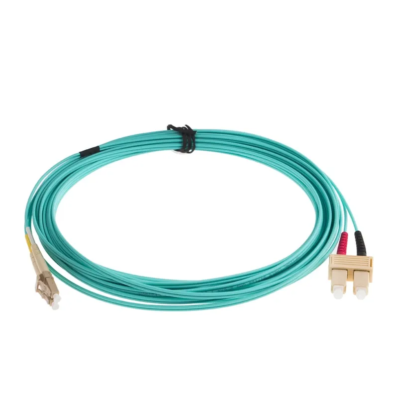 Eussonet Multimode OM3 Duplex Fiber Patch Cord - 2 Meter | EU-OM3SC-2M-305