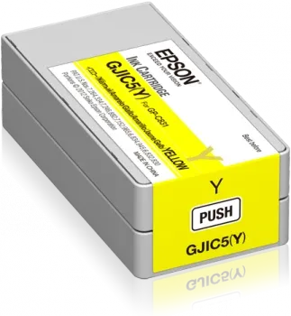 Epson GJIC5(Y): Ink cartridge for ColorWorks C831 (Yellow) (MOQ=10) | C13S020566