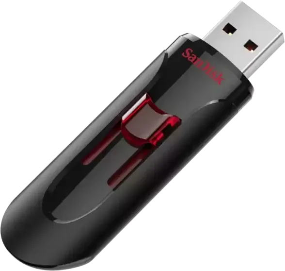 SanDisk Cruzer Glide 3.0 USB Flash Drive — 32GB, USB 3.0, Retractable Design, SecureAccess Password Protection | SDCZ600-032G-G35