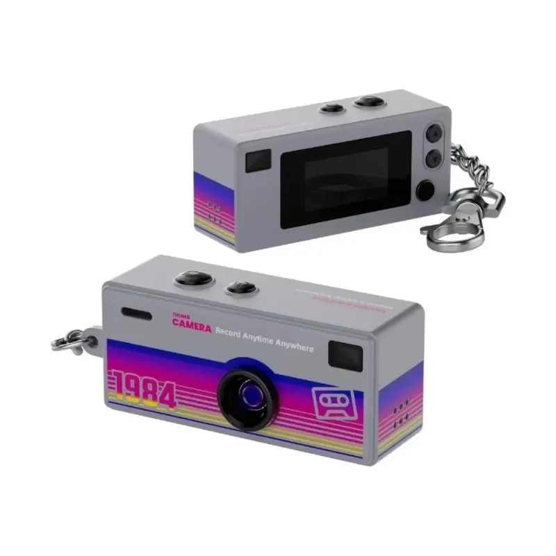 Mini G6 Keychain Camera 1080P Photo & Video Gray