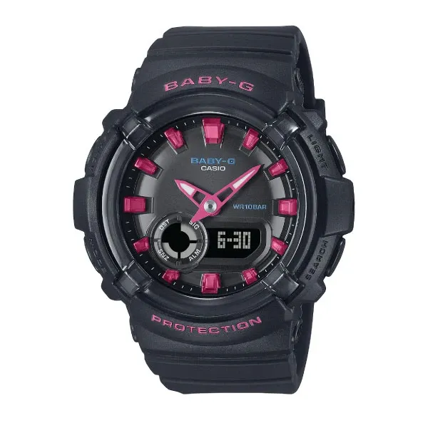 Casio Baby-G Women Analog-Digital Watch - Black / Multicolor | BGA-280DN-1ADR