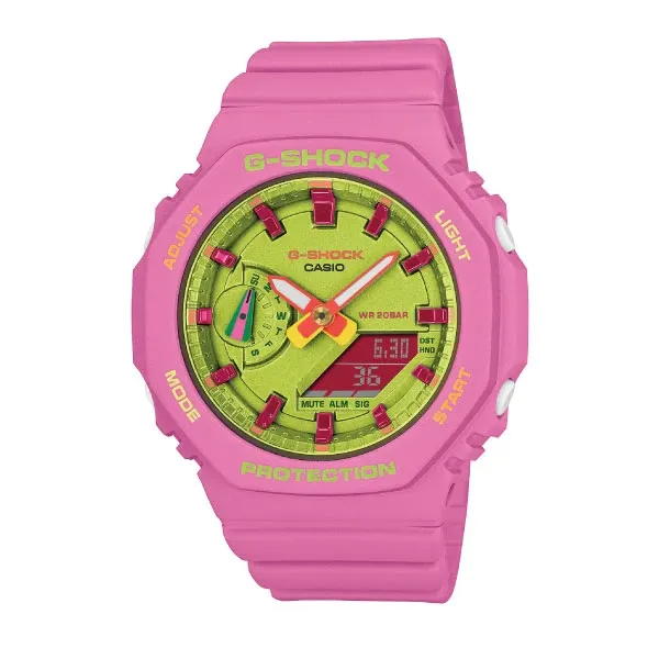 Casio G-SHOCK Summer Colors Casual Women Analog-Digital Watch - Pink | GMA-S2100BS-4ADR