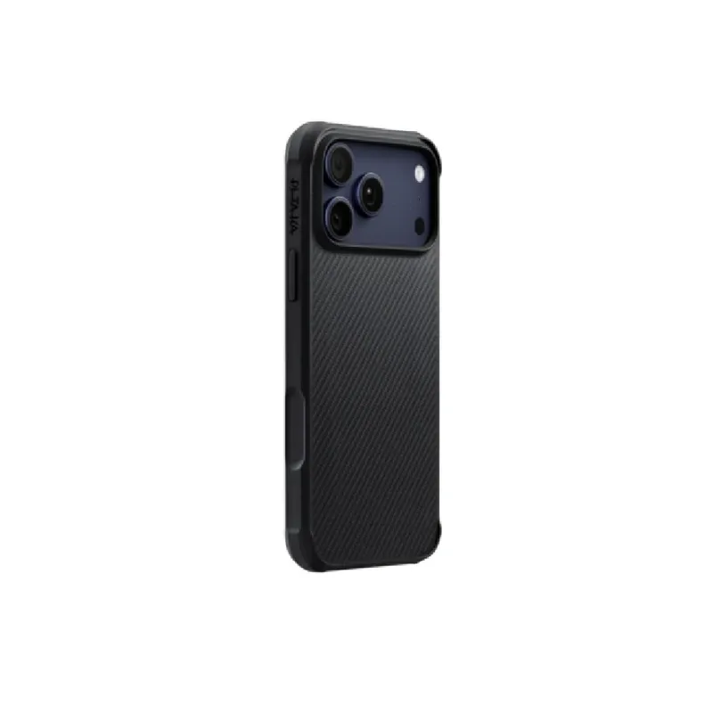 PITAKA iPhone 17 Pro Max Aramid ProGuard Case (600D Black/Grey-Twill) | KI1701MGPM