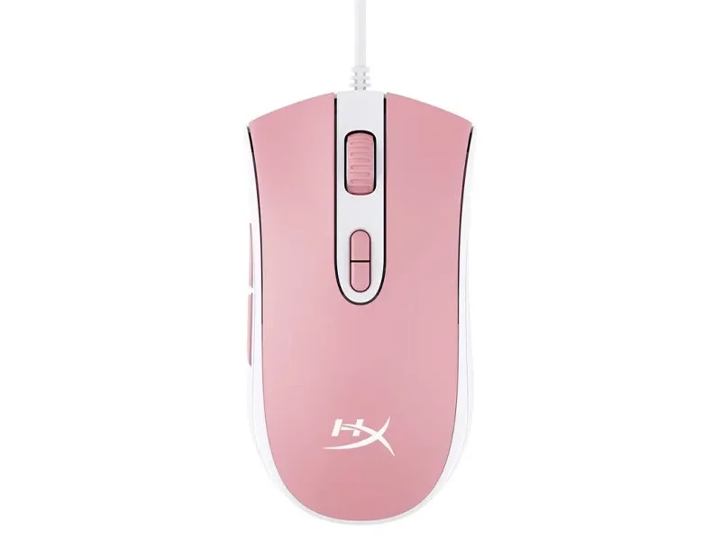 HyperX Pulsefire Core - RGB Gaming Mouse, White/Pink | 639P1AA