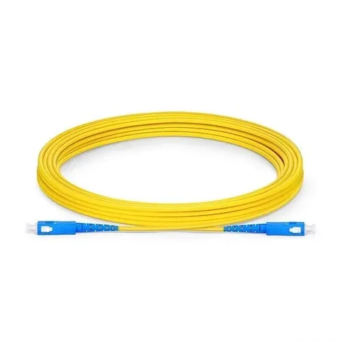 EussoNet SC to SC Fiber Patch Cable Single Mode SIMPLEX - 5m 3.0mm | EU-FS05SC-052