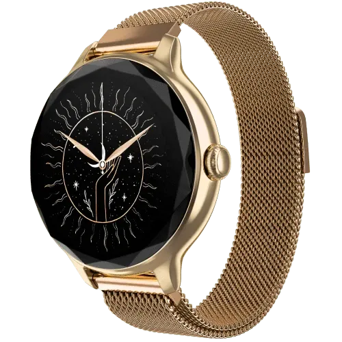 Noise NoiseFit Diva Smartwatch - Gold Link