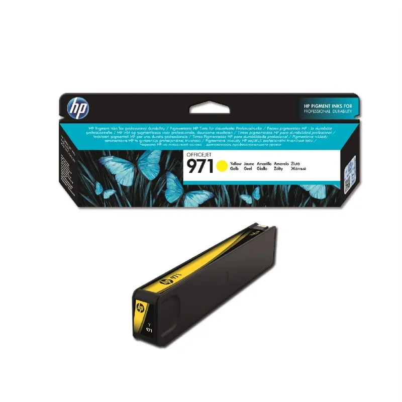 HP 971 Yellow Original Ink Cartridge | CN624AE