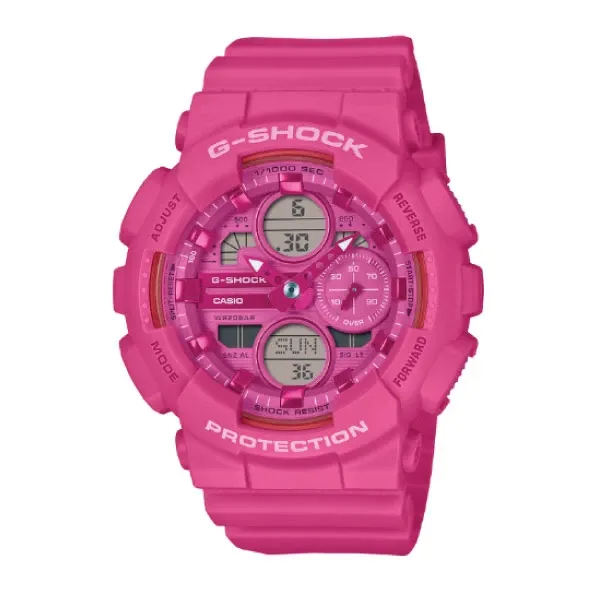 Casio G-SHOCK Analogue-Digital Women Watch - Pink | GMA-S140PP-4ADR