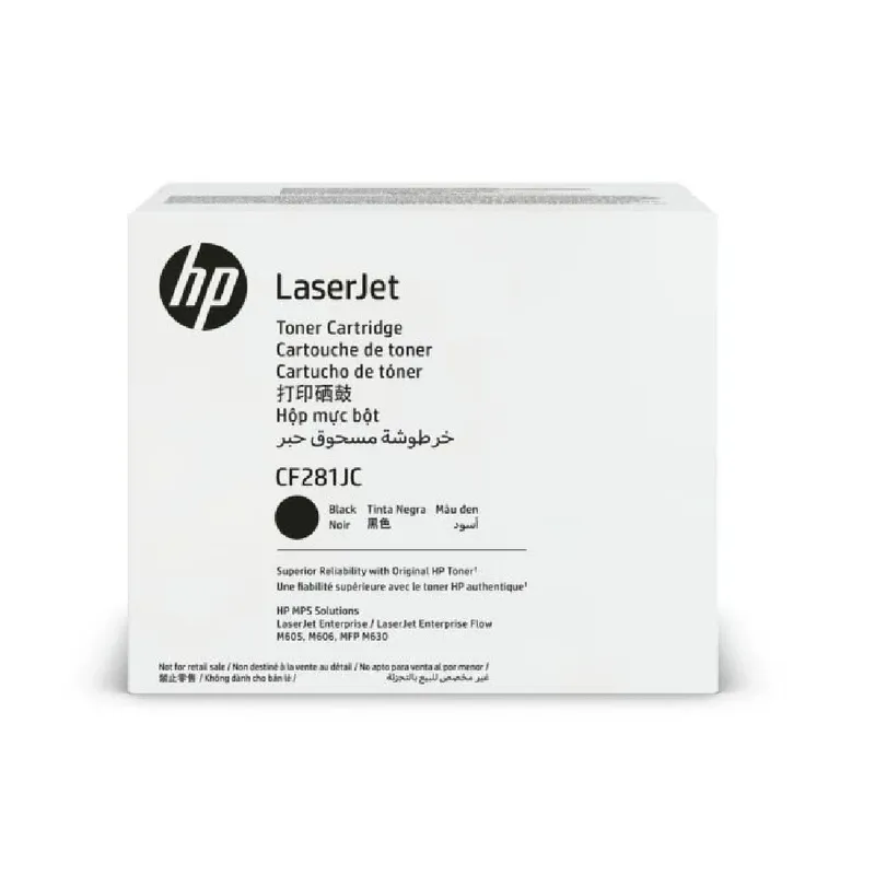 HP 81J Jumbo Yield Contract Original LaserJet Toner - Black | CF281J