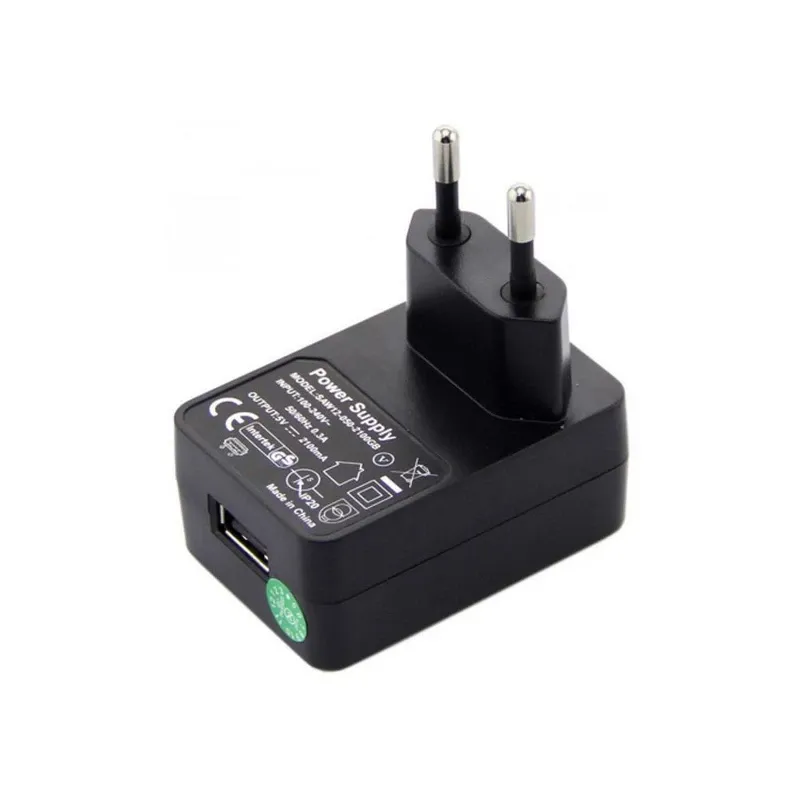 Zbera 5V 2.5A EU Plug Power Supply Adapter | Model WUA5V12W0EU